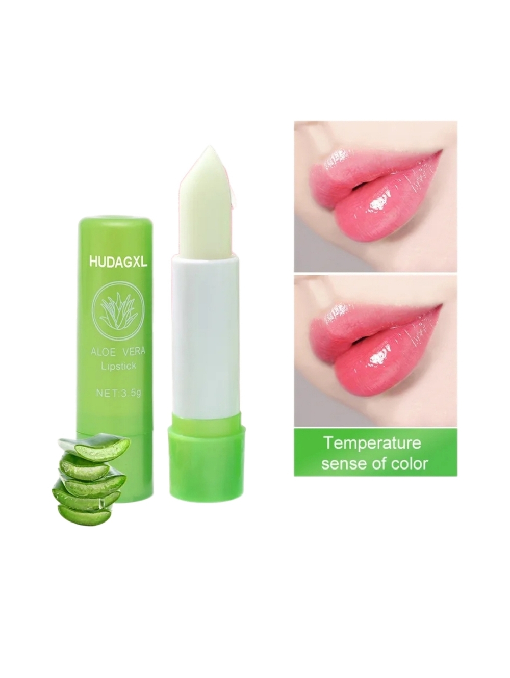 Color Changing Aloe Vera Lipstick Temperature Sensitive Lip Balm